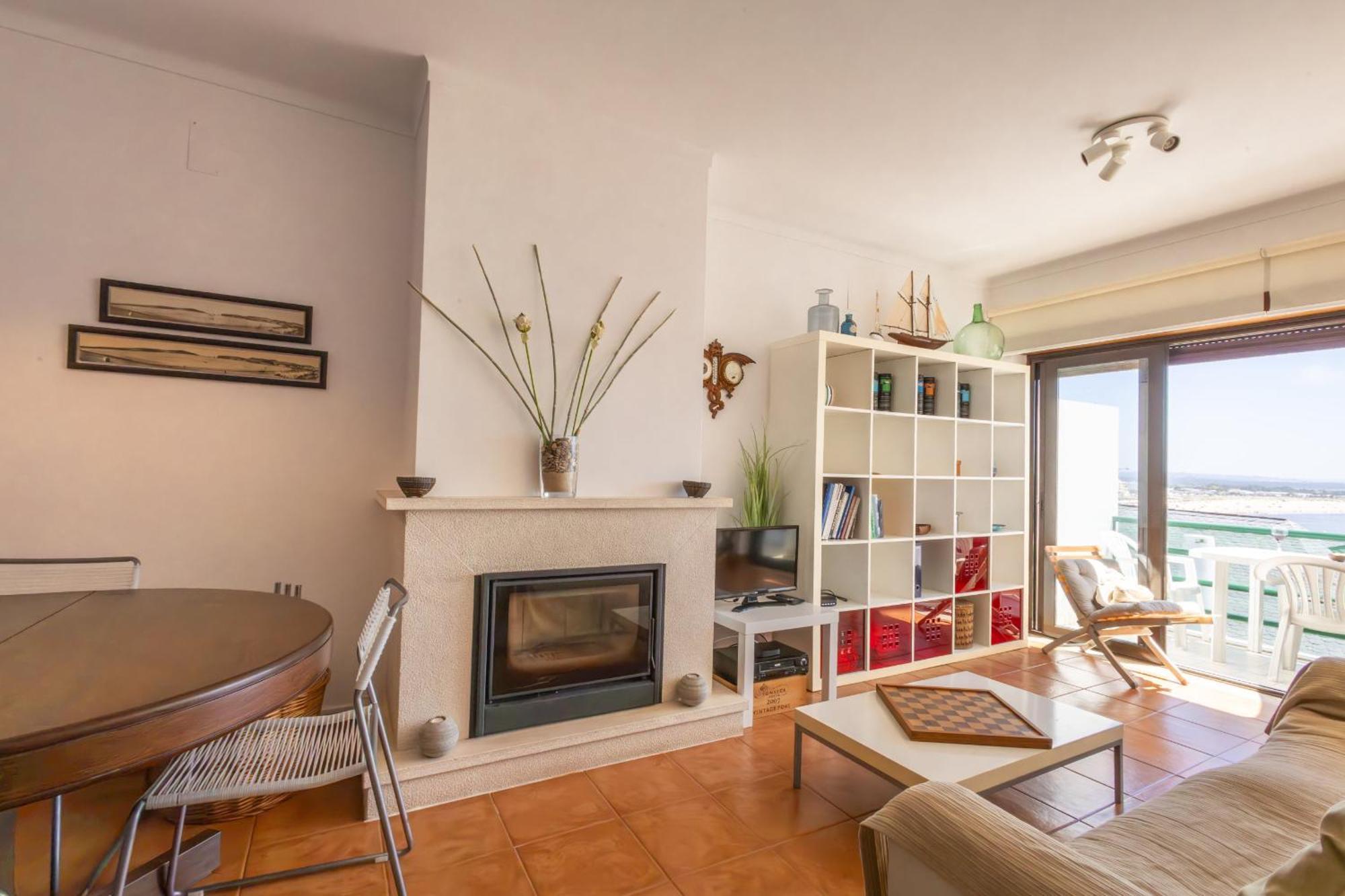 Concha Mar Com Vista Sobre A Baia Apartment Sao Martinho do Porto Ngoại thất bức ảnh